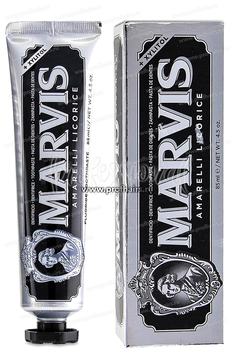 Marvis Зубная паста Amarelli licorice Лакрица Амарелли 85 мл.