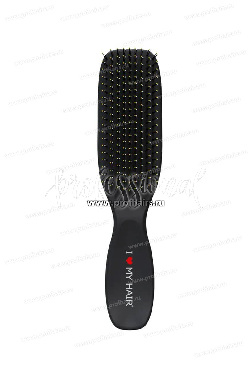 I LOVE MY HAIR Spider Classic Soft 1503S Щетка для расчесывания волос Черная матовая размер S