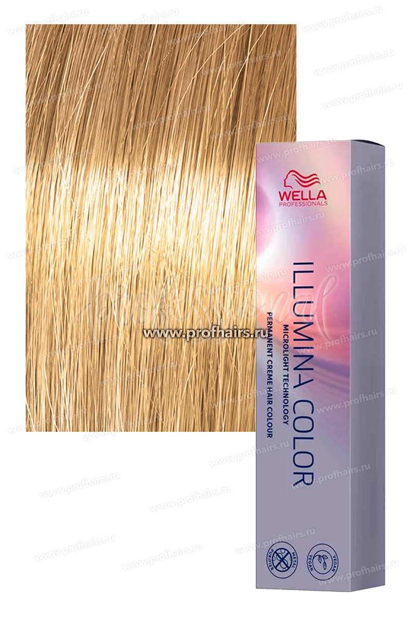 Wella Illumina Color 9/37 Очень светлый блонд золотисто-коричневый Стойкая краска для волос 60 мл.