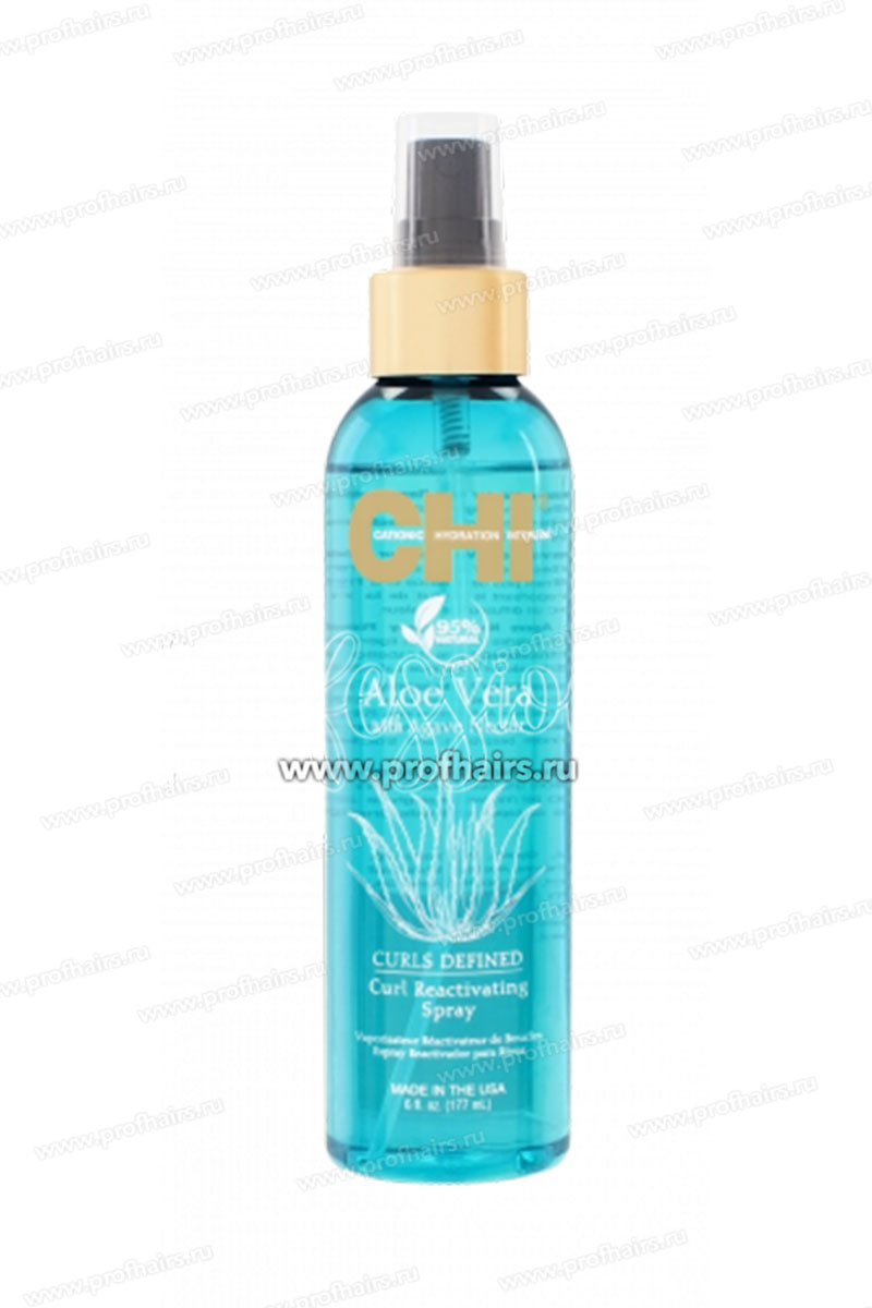 CHI Aloe Vera with Agave Nectar Спрей для вьющихся волос 177 мл.
