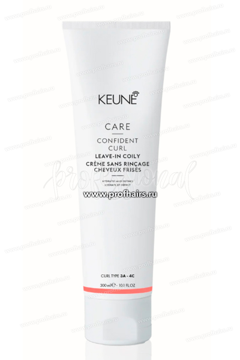 Keune Care Confident Curl Leave-in Coily Крем уход для кудрявых волос 300 мл. 