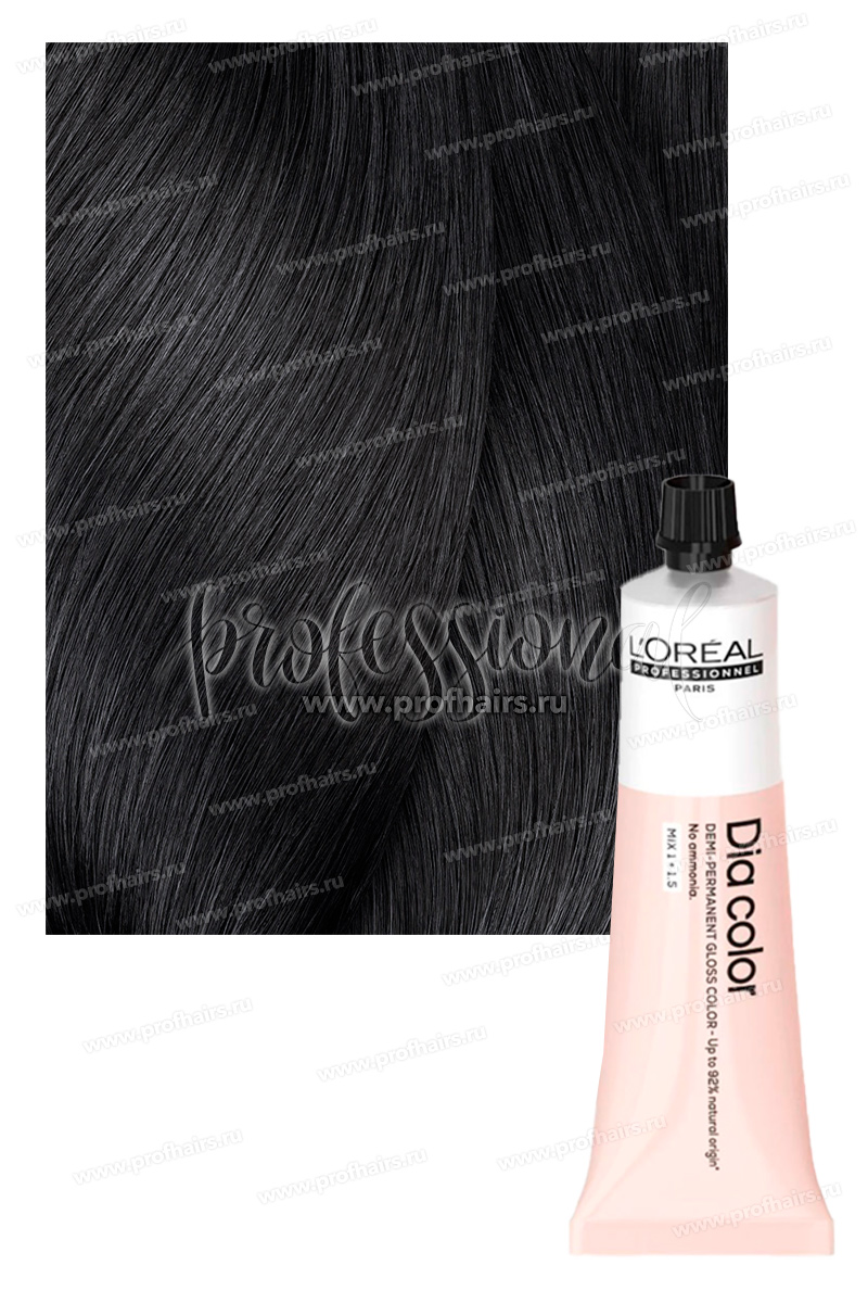L'Oreal Dia Color Краситель-блеск демиперманентный 4.12 Шатен пепельно-перламутровый 60 мл.