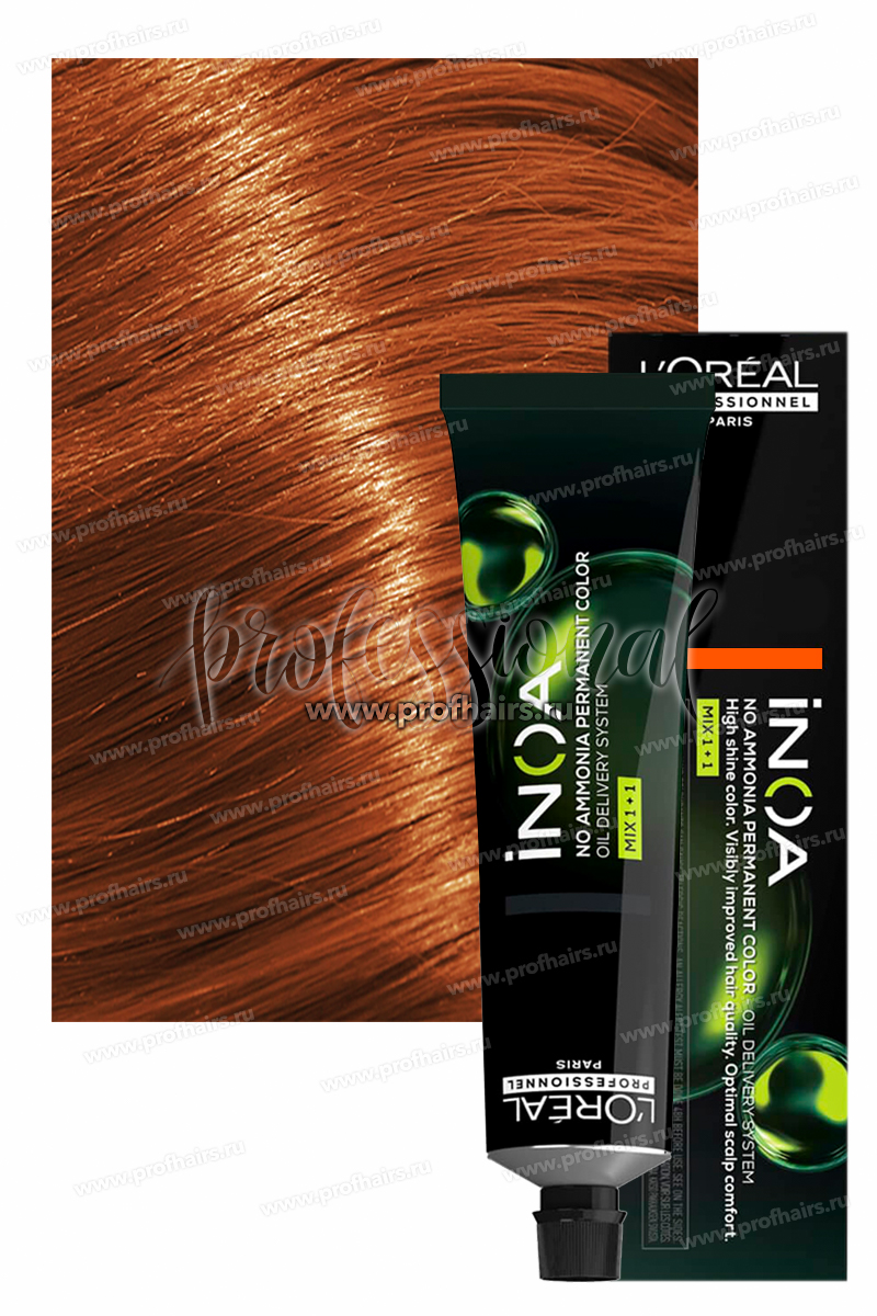 L'Oreal Inoa 7.4 блондин медный 60 мл.