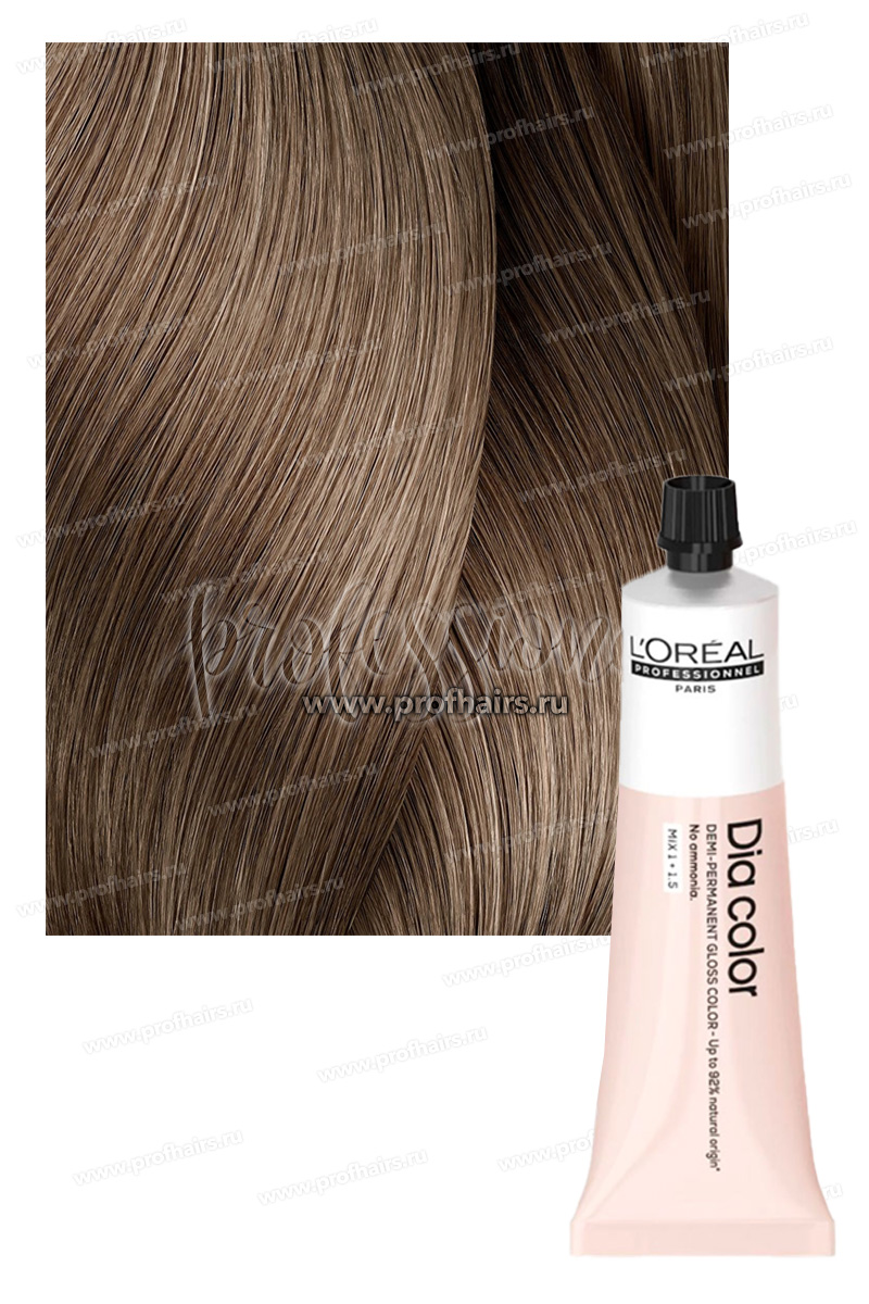 L'Oreal Dia Color Краситель-блеск демиперманентный 8.2 Светлый блондин перламутровый 60 мл.