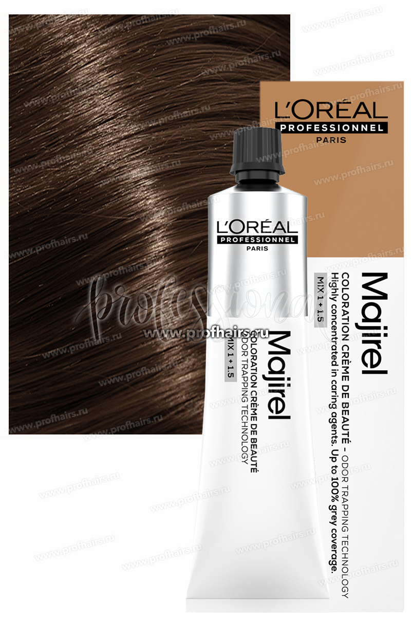 L'Oreal Majirel Мажирель 5-8 Светлый шатен Мокка 60 мл.