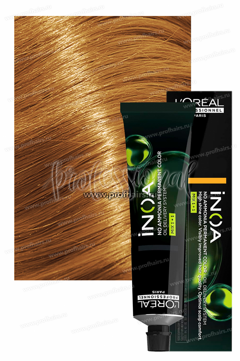 L'Oreal Inoa 8.34 светлый блондин золотистый медный 60 мл.