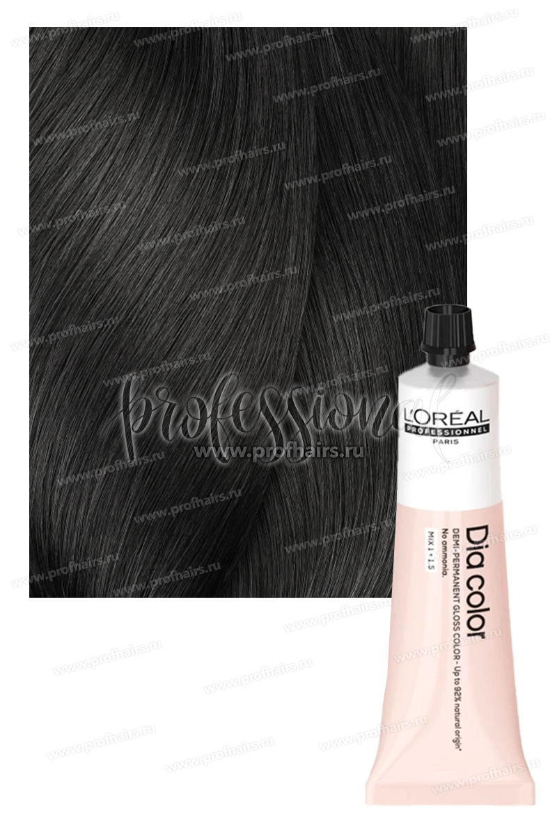 L'Oreal Dia Color Краситель-блеск демиперманентный 4 Шатен 60 мл.