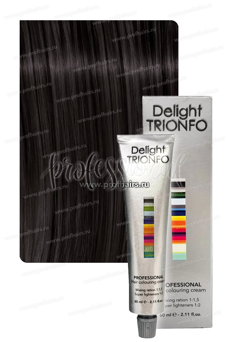 Constant Delight Trionfo Стойкая крем-краска для волос 4-29 Средне-коричневый пепельно-фиолетовый 60 мл.