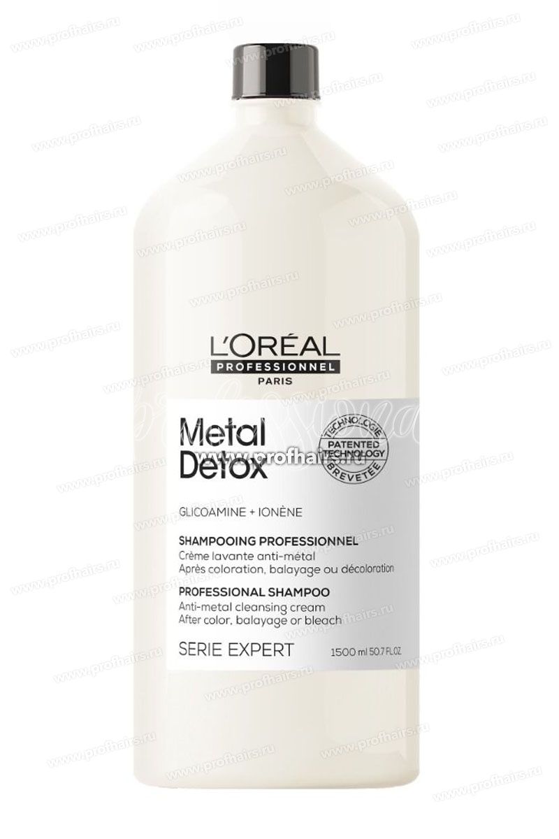 L Oreal Metal Detox Шампунь для восстановления окрашенных волос 1500 мл