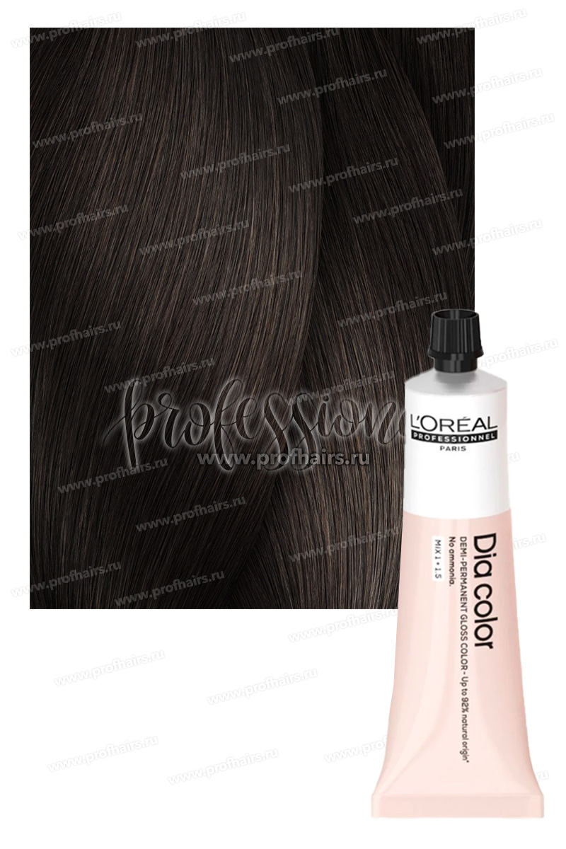 L'Oreal Dia Color Краситель-блеск демиперманентный 5.8 Светлый шатен мокко 60 мл.