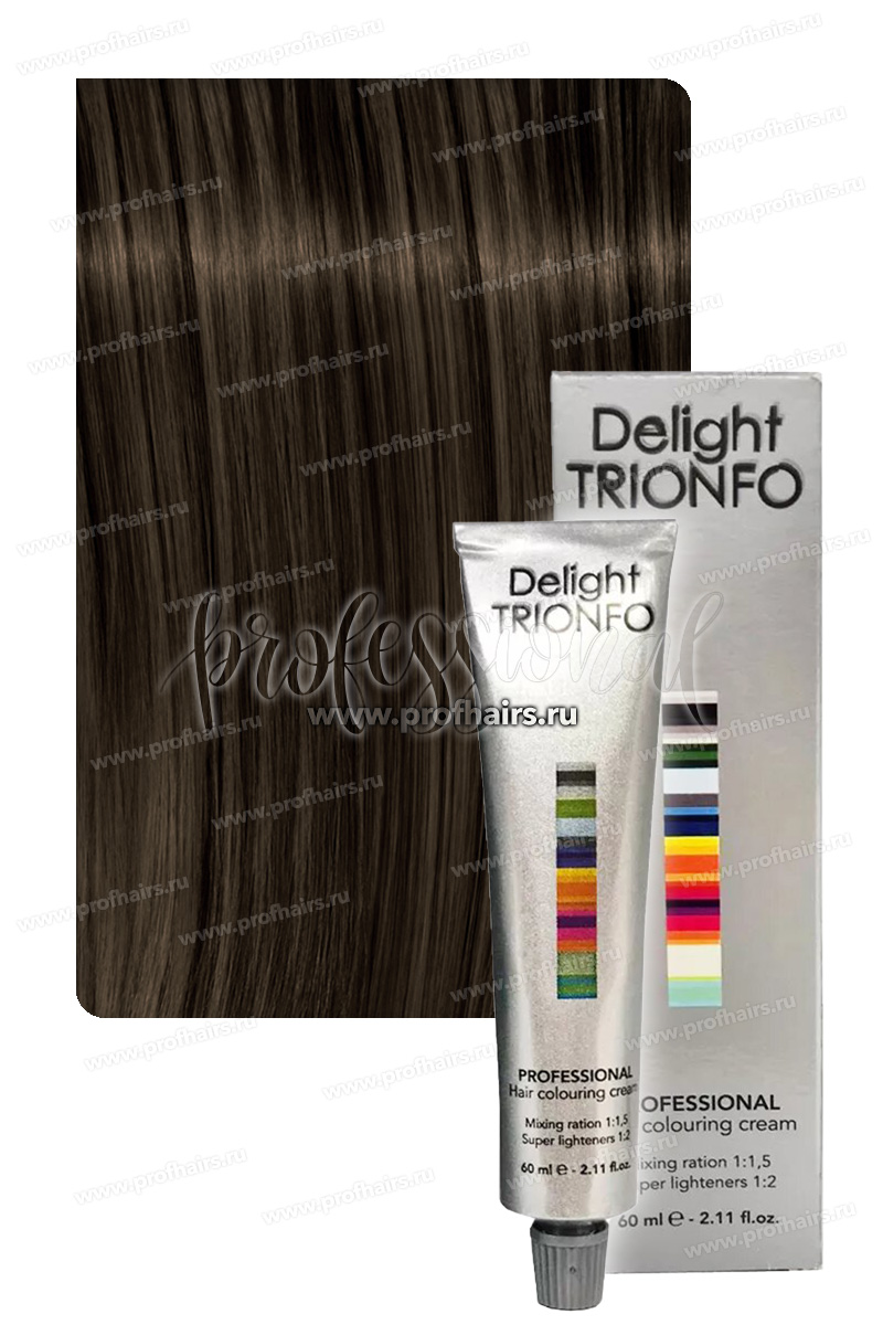 Constant Delight Trionfo Стойкая крем-краска для волос 5-6 Светло-коричневый шоколадный 60 мл.
