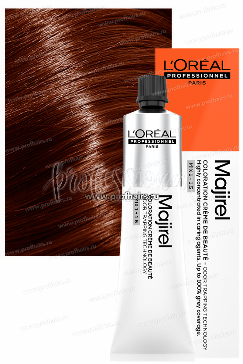 L'Oreal Majirel 5-4 Светлый шатен медный 60 мл.