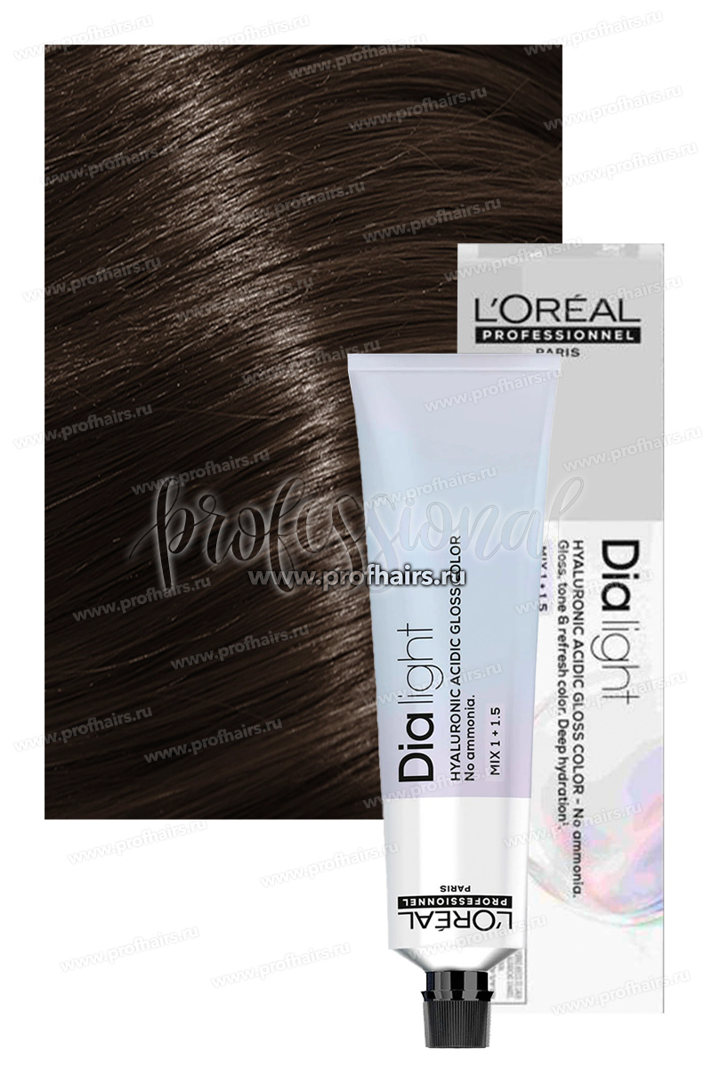 L'Oreal Dia Light Краска для волос 4 Шатен 60 мл.