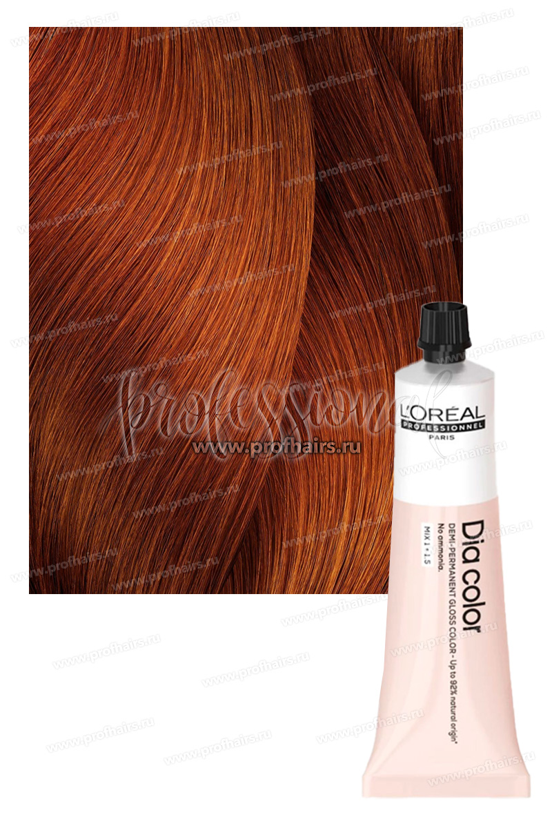 L'Oreal Dia Color Краситель-блеск демиперманентный 7.44 Блондин медный 60 мл.