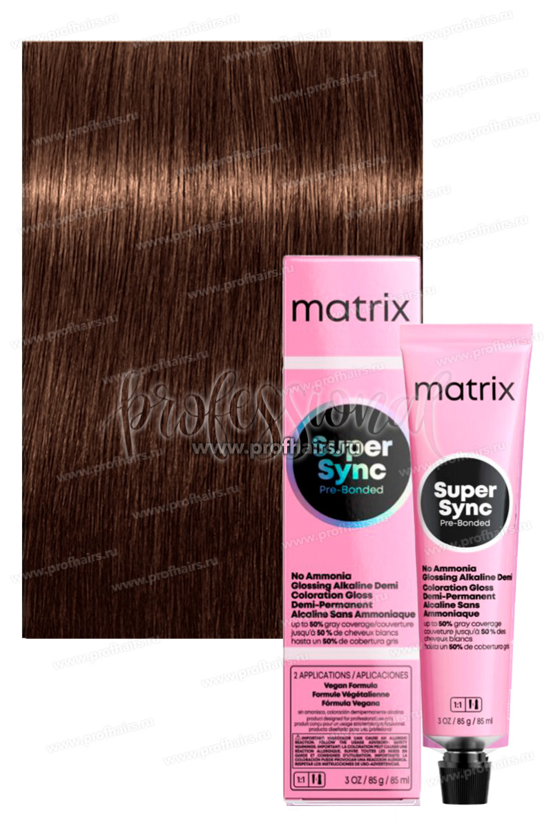 Matrix Super Sync Pre-Bonded 6BC/6.34 Темный блондин Коричнево-медный 90 мл.