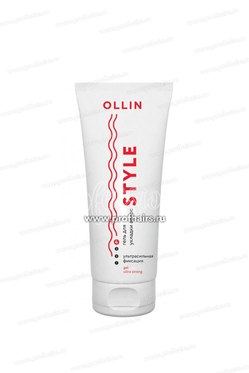 Ollin Style 4 Гель для волос ультра сильной фиксации 200 мл.