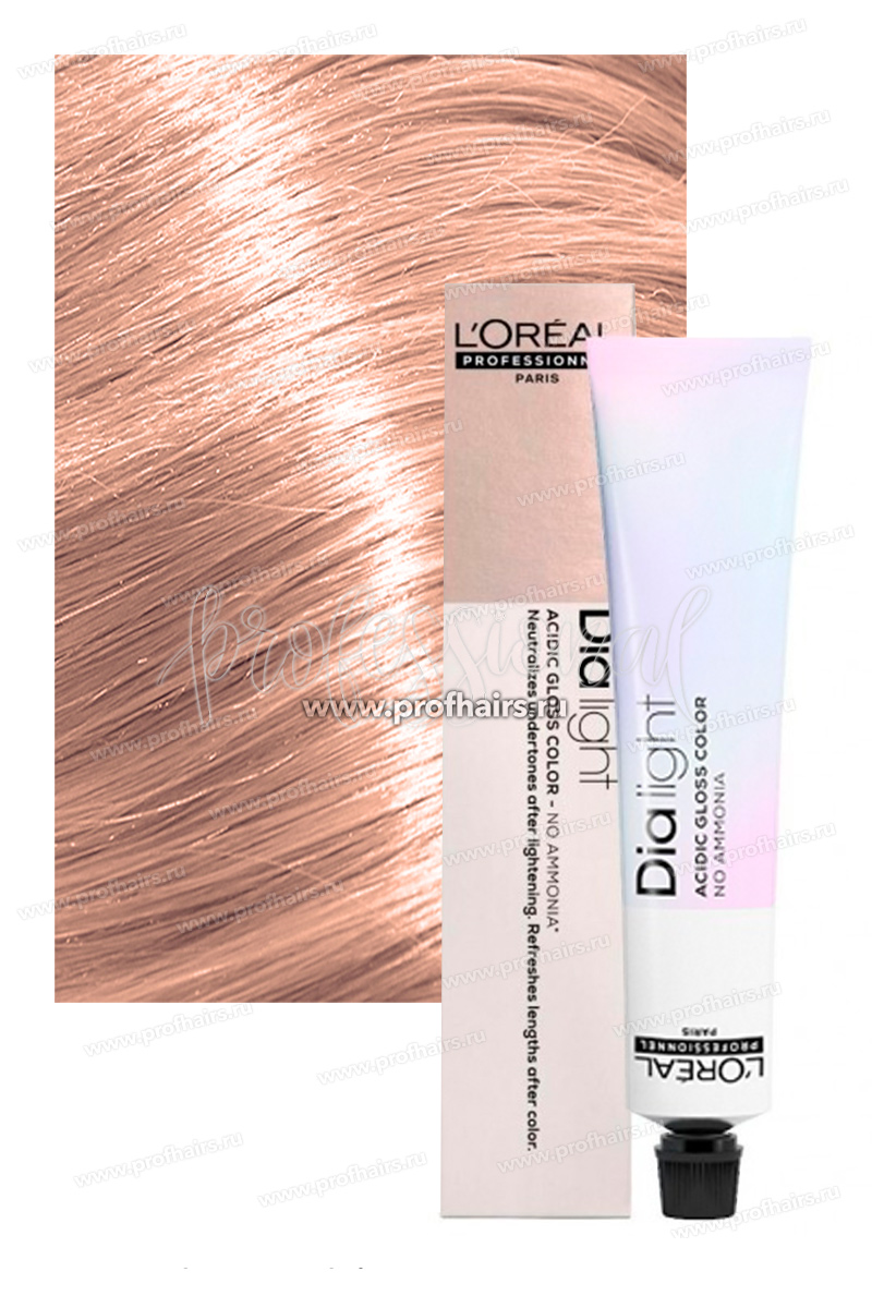 L'Oreal DIA Light 10.24 Молочный коктейль перламутровый медный 50 мл.