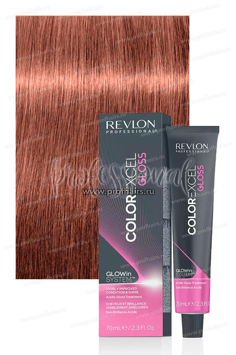 Revlon Color Excel Gloss 8.41 Кислотный краситель Корица 70 мл.