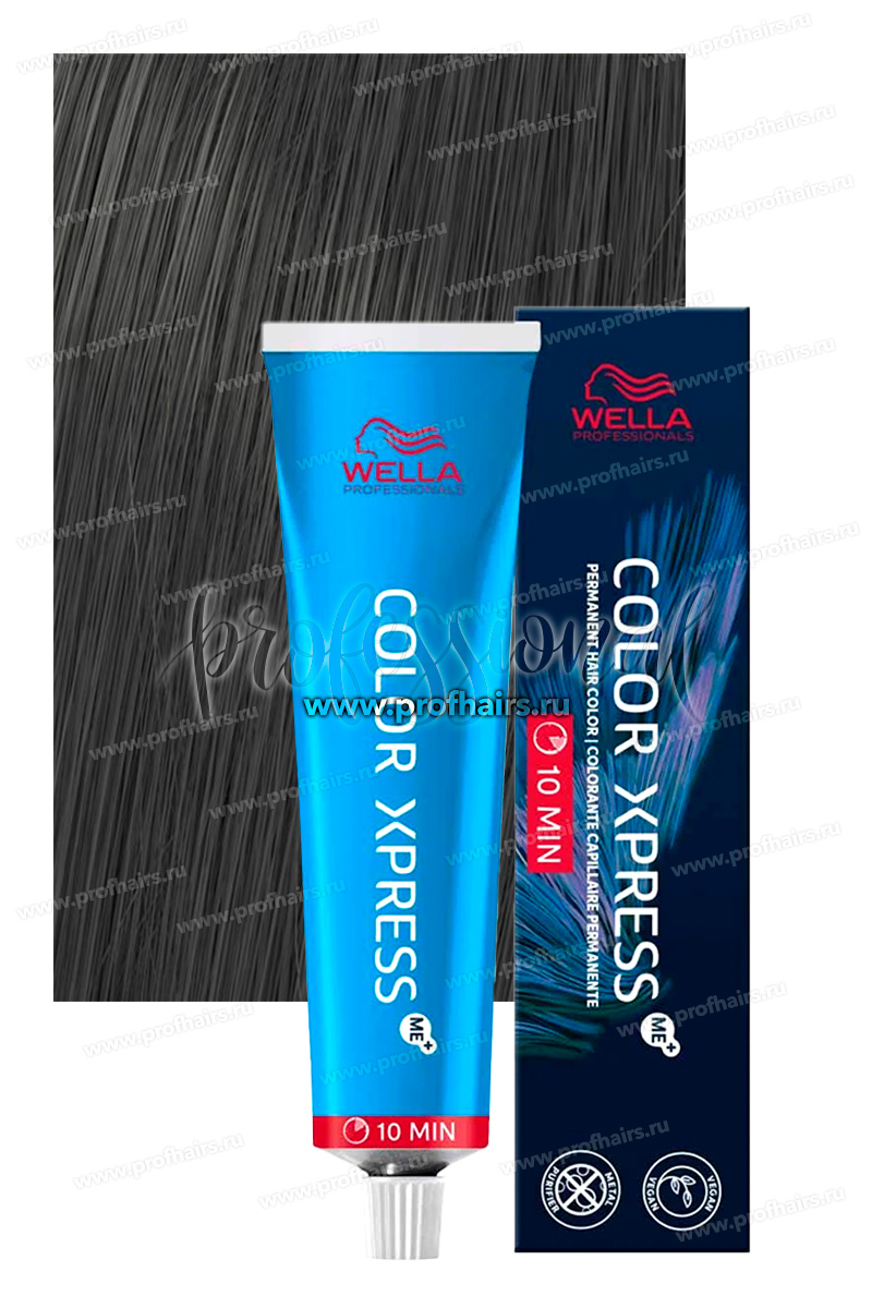Wella Color Xpress Перманентная краска для волос 3/ Темный коричневый натуральный 60 мл.