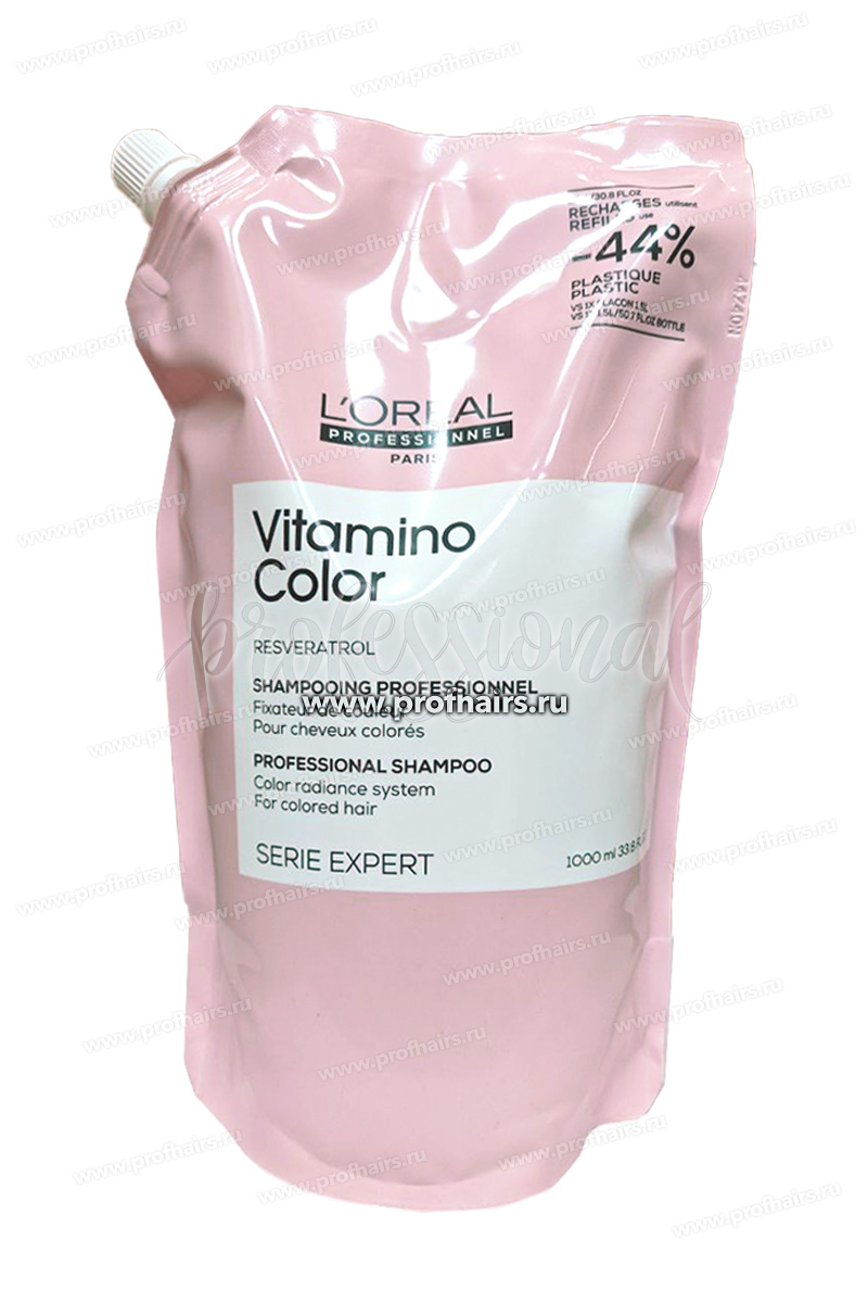 L'Oreal Vitamino Color Refill Шампунь для защиты цвета окрашенных волос 1000 мл.