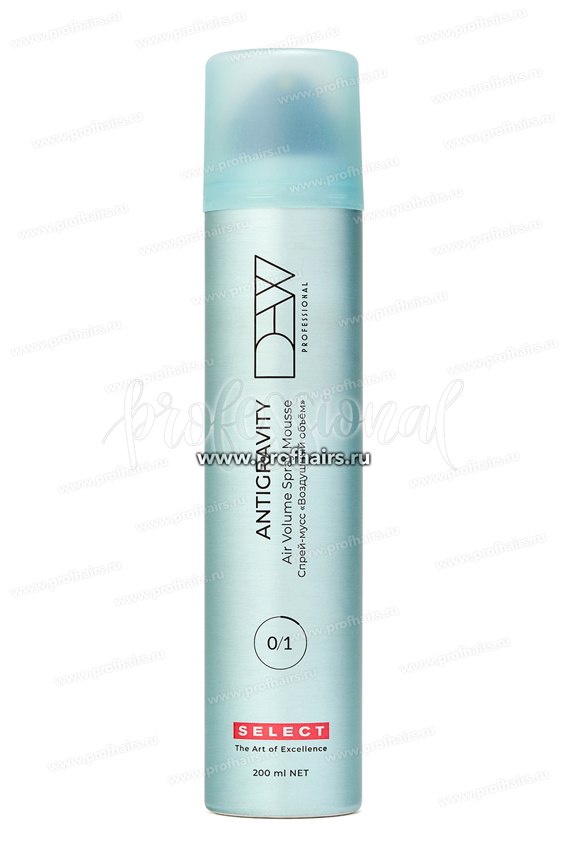 Dew Professional Select Antigravity Спрей-мусс "Воздушный объем" для волос 200 мл.