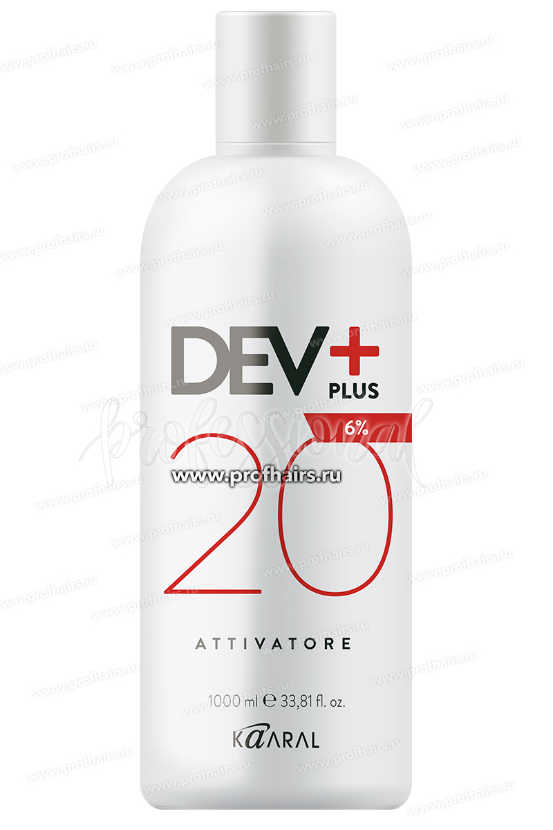 Kaaral Dev Pluse Окисляющая эмульсия 20 volume (6%) 1000 мл.