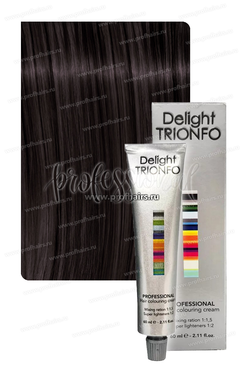 Constant Delight Trionfo Стойкая крем-краска для волос 4-9 Средне-коричневый фиолетовый 60 мл.
