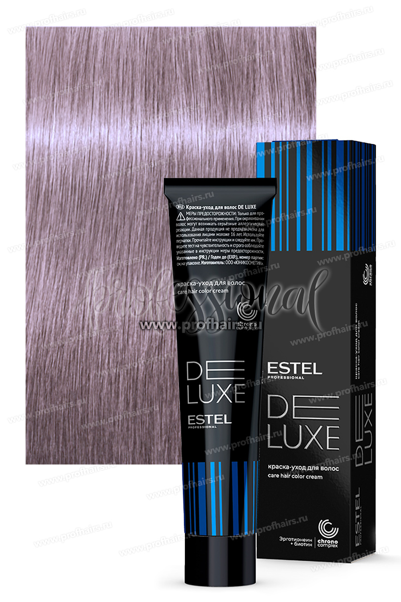 Estel DeLuxe 9/86 Блондин жемчужно-фиолетовый Краска-уход 60 мл.