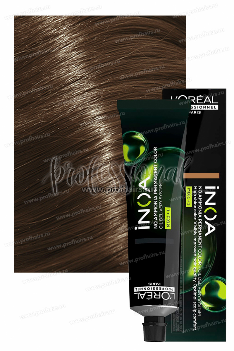 L'Oreal Inoa 6.8 темный блондин мокка 60 мл.