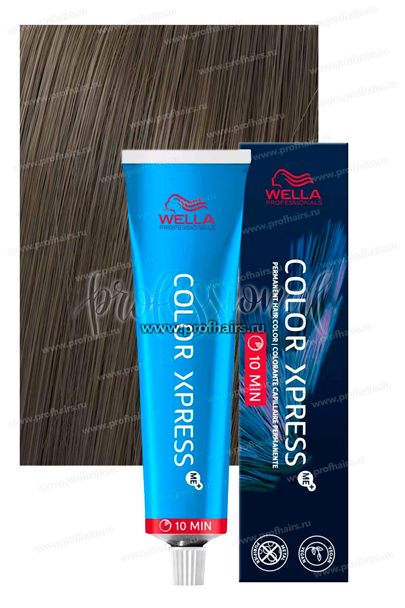 Wella Color Xpress Перманентная краска для волос 5/1 Светло-коричневый пепельный 60 мл.