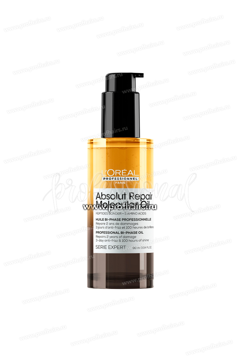 L'Oréal Absolut Repair Molecular Двухфазное масло для восстановления волос на молекулярном уровне 90 мл.