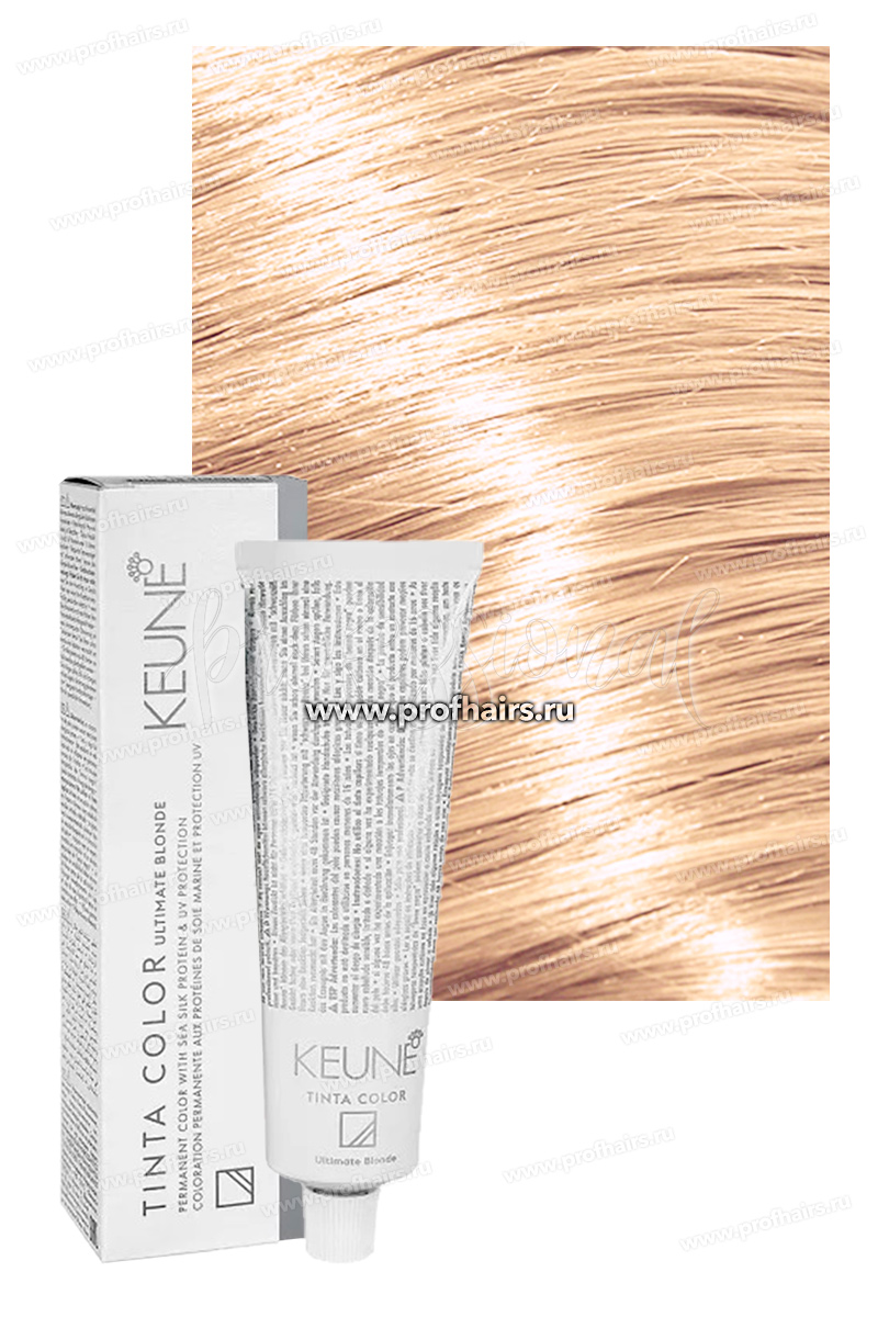 Keune Tinta color Ultimate Blonde Профессиональная осветляющая краска для волос 1032 Специальный золотисто-жемчужный блондин 60 мл.