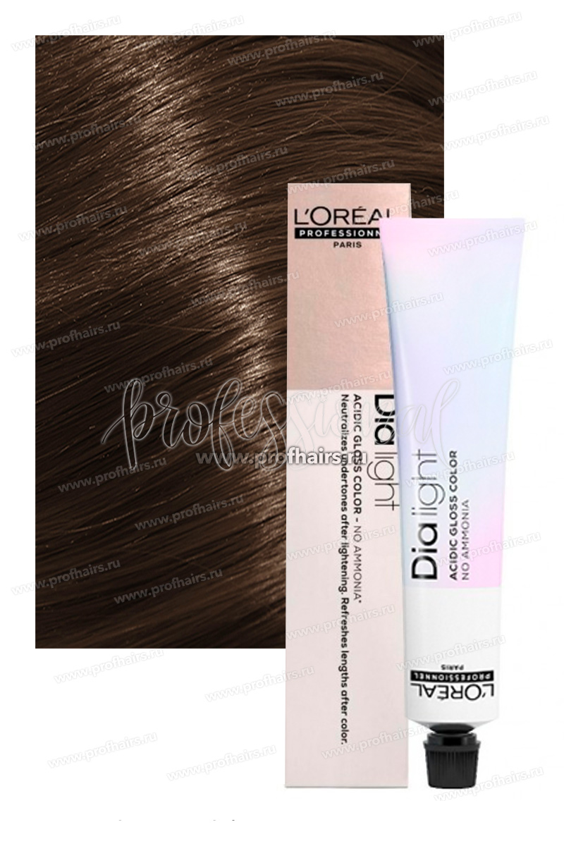 L'Oreal Dia Light 5.8 Светлый шатен мокка 50 мл.