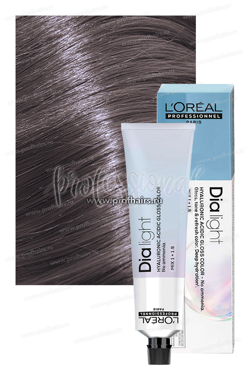L'Oreal Dia Light Краска для волос 7.11 Блондин глубокий пепельный 60 мл.
