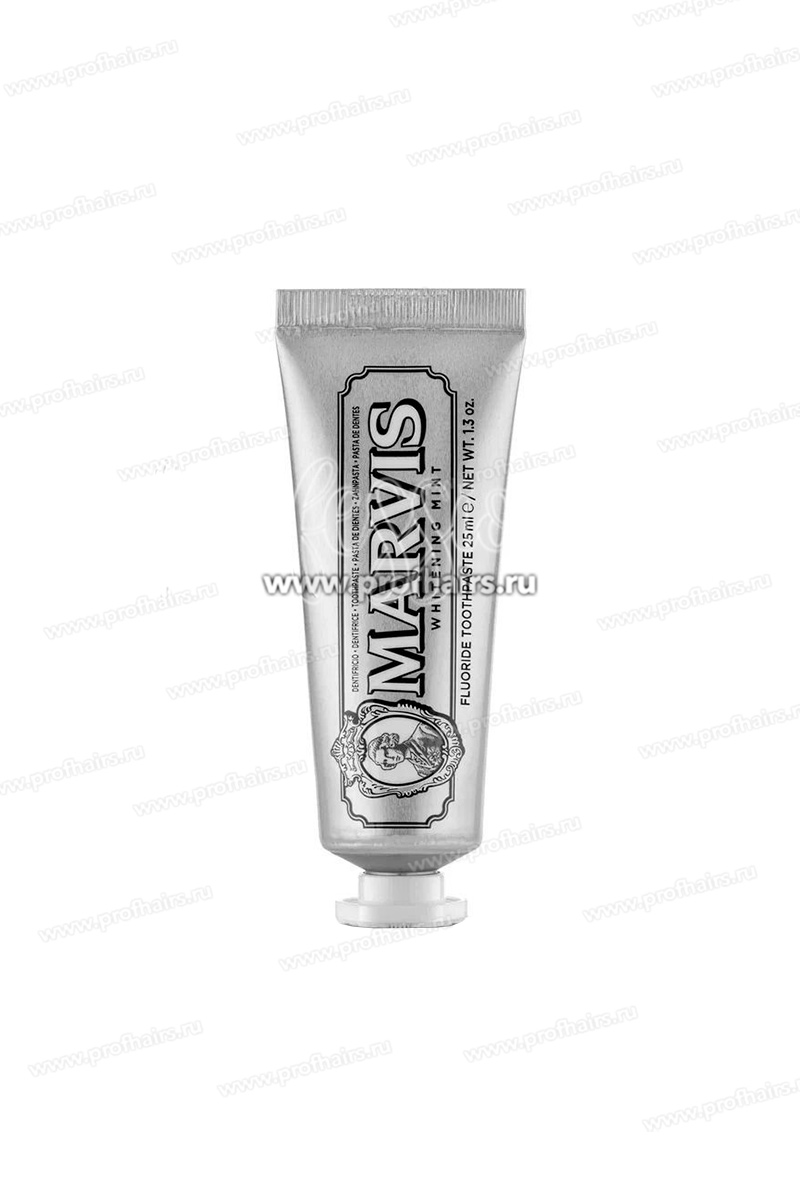 Marvis Зубная паста Whitening Mint Отбеливающая мята 25 мл.