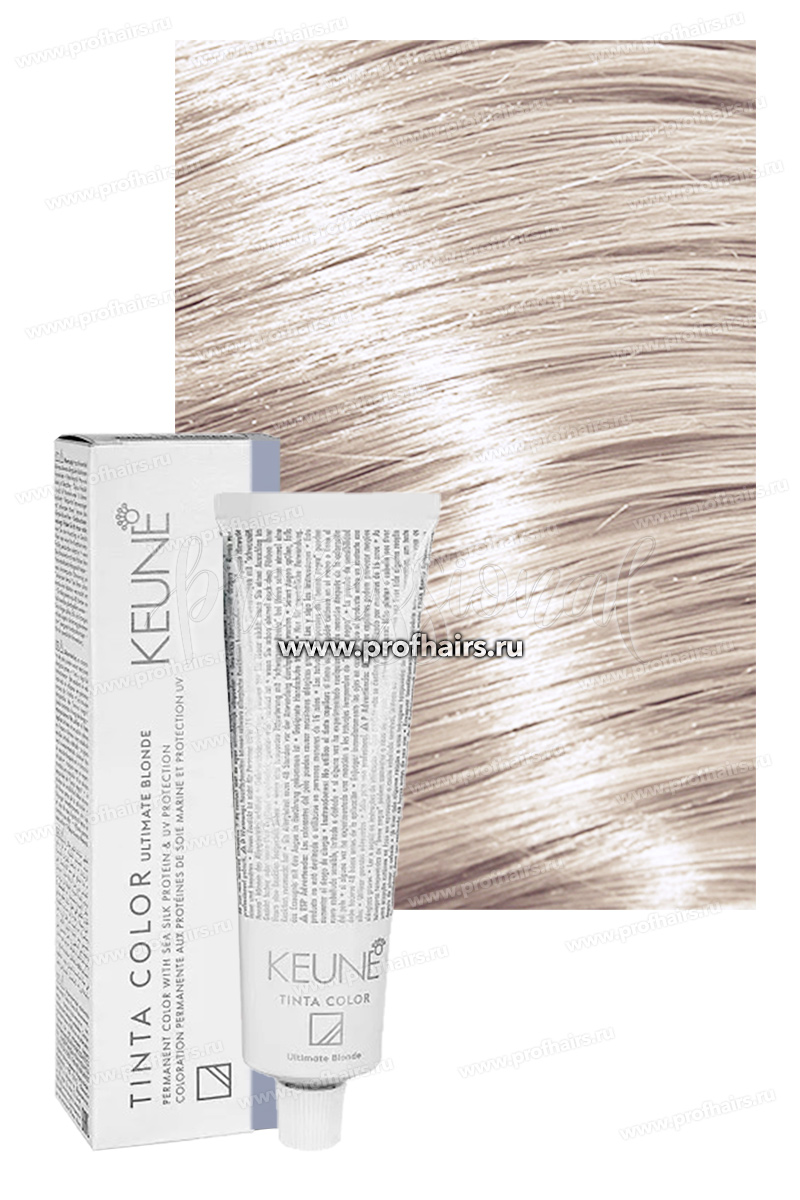 Keune Tinta color Ultimate Blonde Профессиональная осветляющая краска для волос 1517 Супер пепельно-фиолетовый блондин 60 мл.