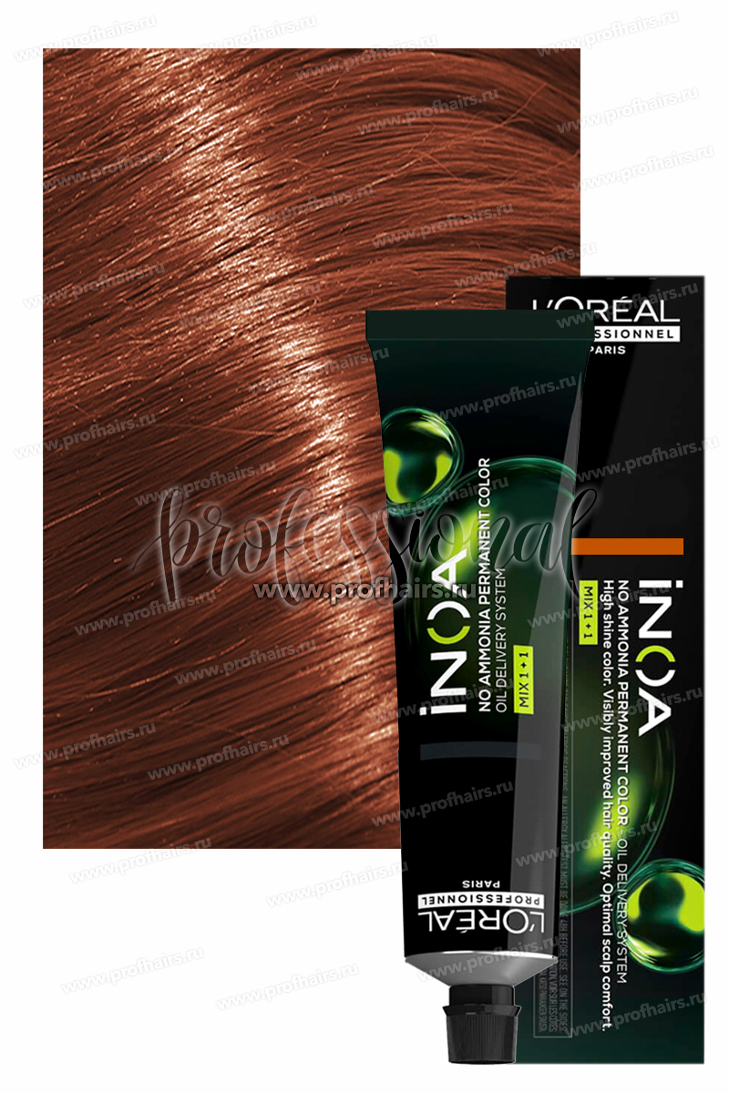 L'Oreal Inoa 6.46 Темный блондин медный фиолетовый 60 мл.