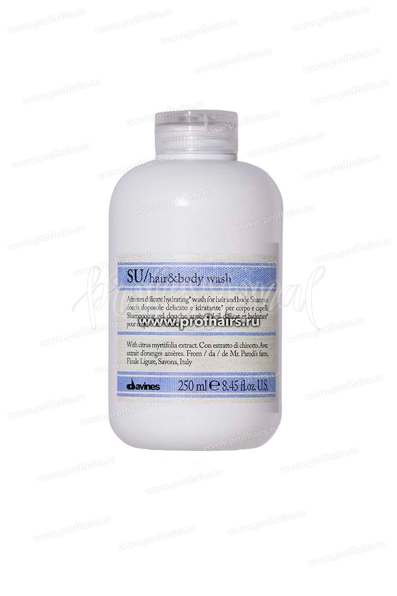 Davines SU/hair&body wash Шампунь для волос и тела 250 мл.