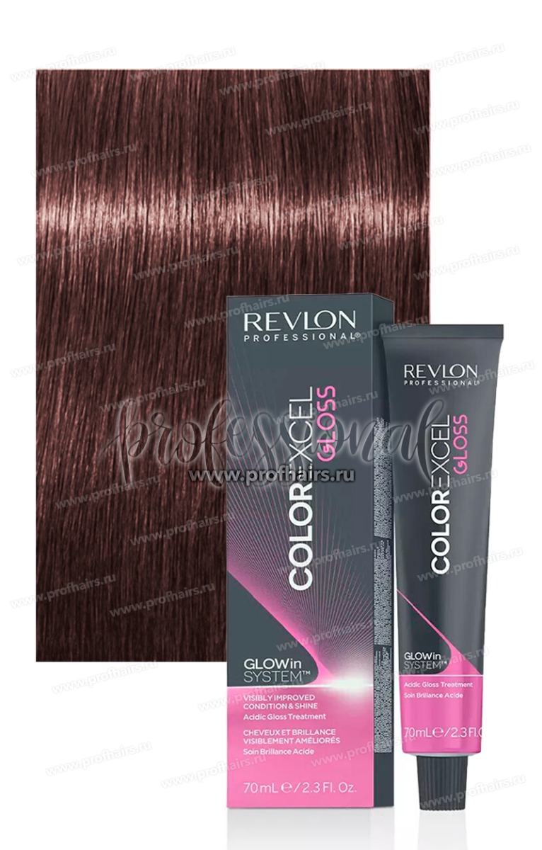 Revlon Color Excel Gloss 7.821 Кислотный краситель Ледяной мокко 70 мл.