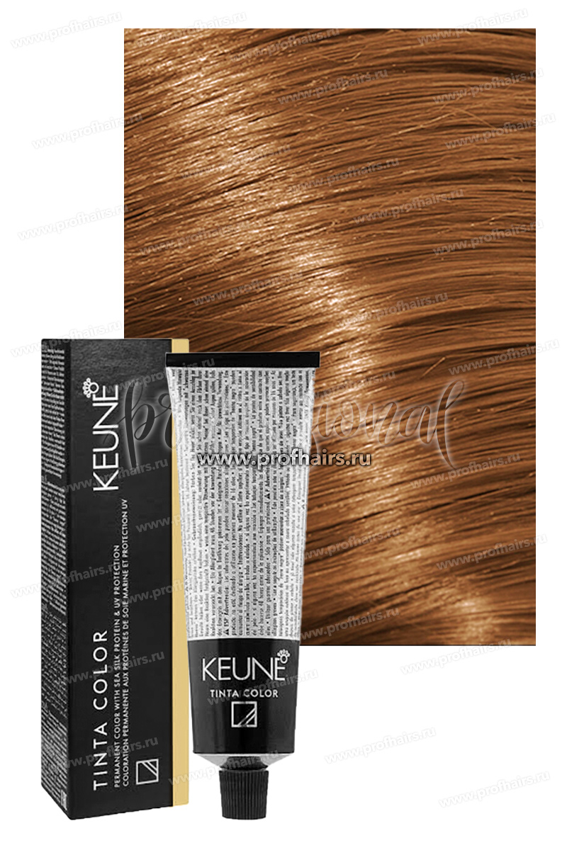 Keune Tinta color Стойкая краска для волос 7.35 Блондин золотисто-красный 60 мл.