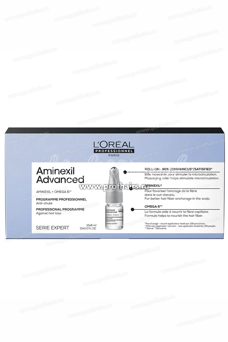 L'Oreal Aminexil Ампулы от выпадения волос 10 * 6 мл.