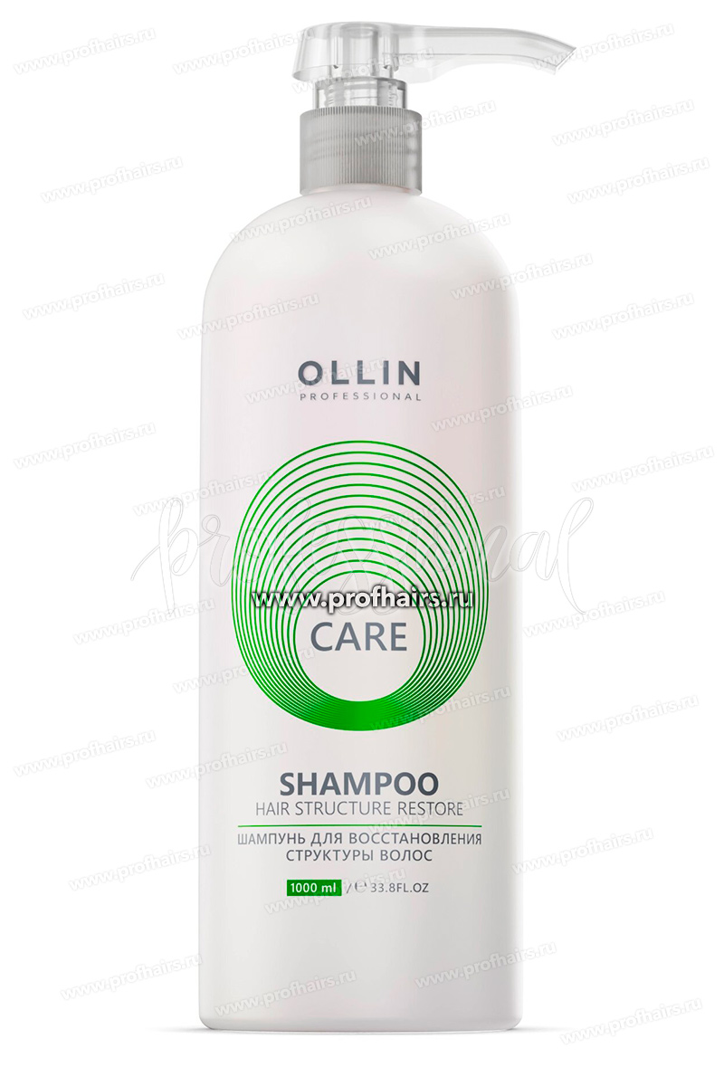 Ollin Care Hair Structure Restore Шампунь для восстановления структуры волос 1000 мл.